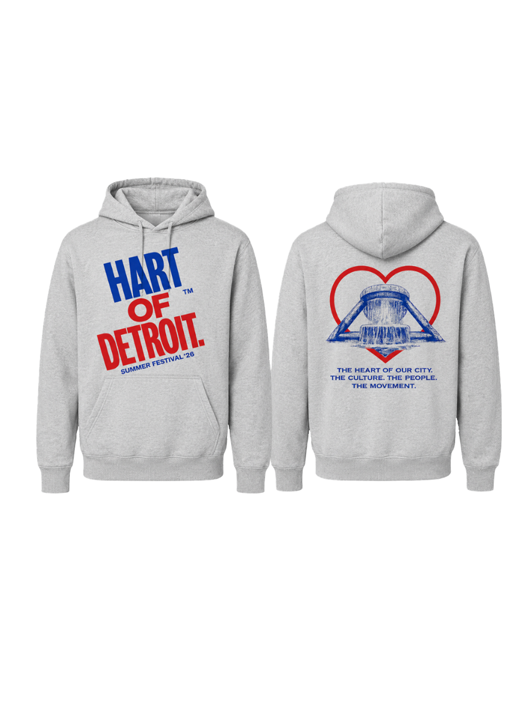 Festival hoodie · heather grey