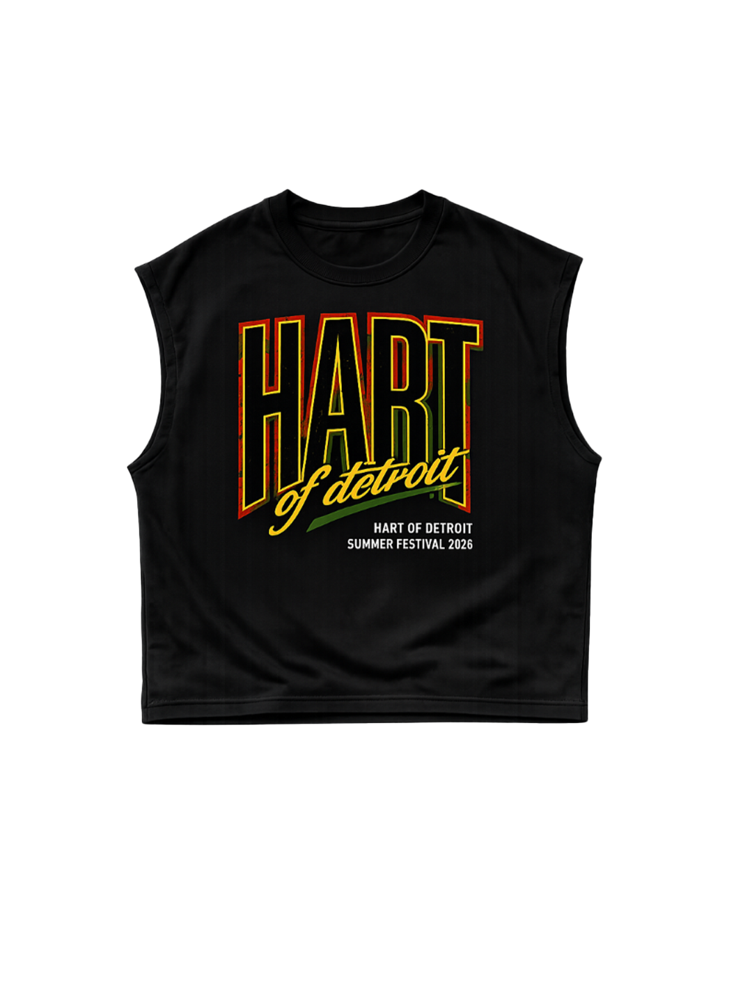 Hart of Detroit muscle tank · black